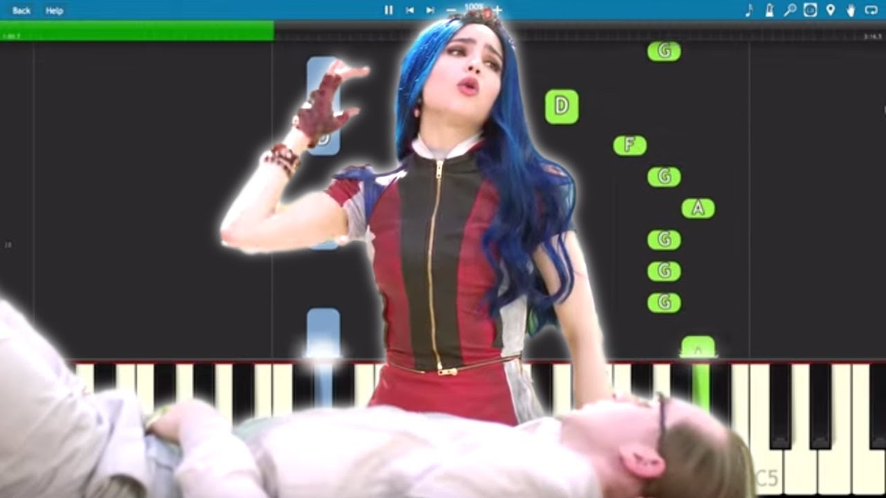 How To Play One Kiss - EASY Piano Tutorial - Descendants 3 - Sofia Carson