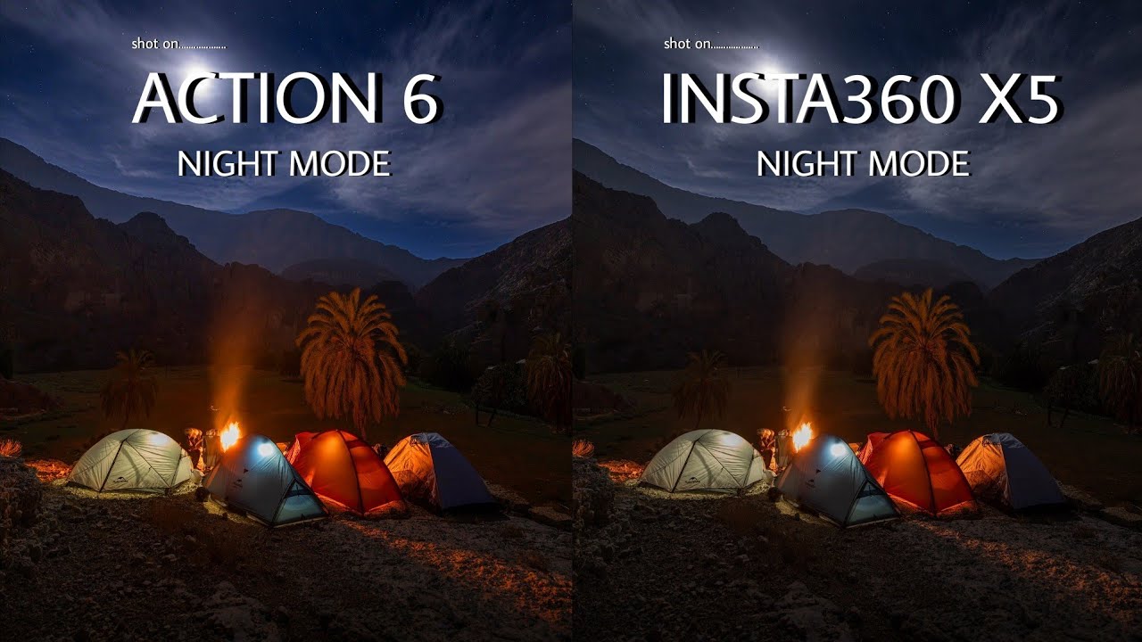 DJI Osmo Action 6 VS Insta360 X5 | NIGHT MODE | Camera Test - YouTube