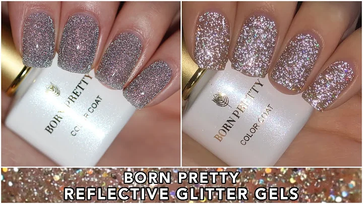 Born Pretty Reflective Glitter Gels + Super Top Coat || caramellogram