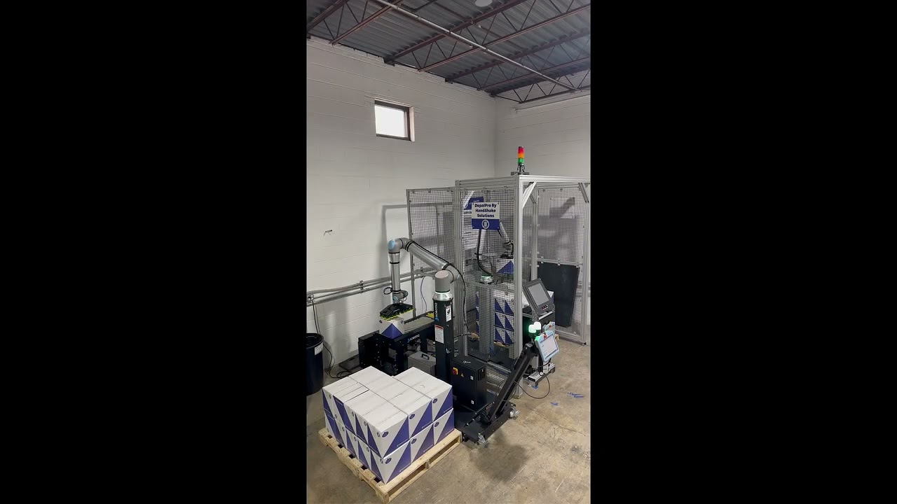 Depalletizing to Palletizing Automation in Action | DepalPro + Robotiq Palletizing Cell