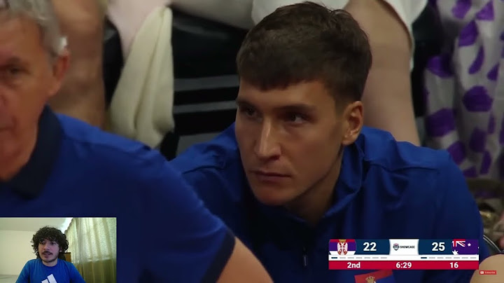 Reacting to AUSTRALIA VS SERBIA | Full Game Highlights | July 16, 2024