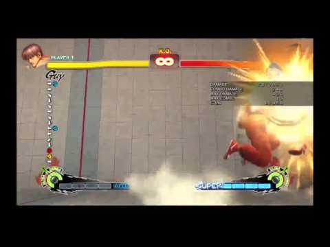 USF4: Guy's super vs Poison
