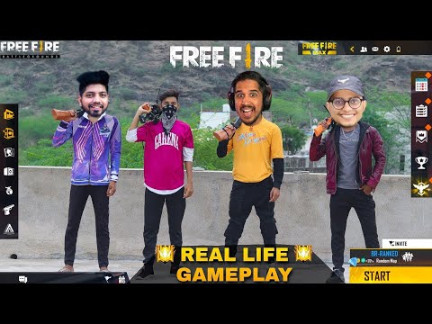 FREE FIRE IN REAL LIFE 😲 (NO Clickbait)