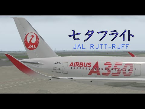 [X-Plane 11 /フラシム] [七夕フライト] 雨が降って見えないから空から天の川を見よう！！