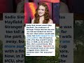 They Said She Was "Too Old" for the Role—How Max Mayfield Fought for Her Life