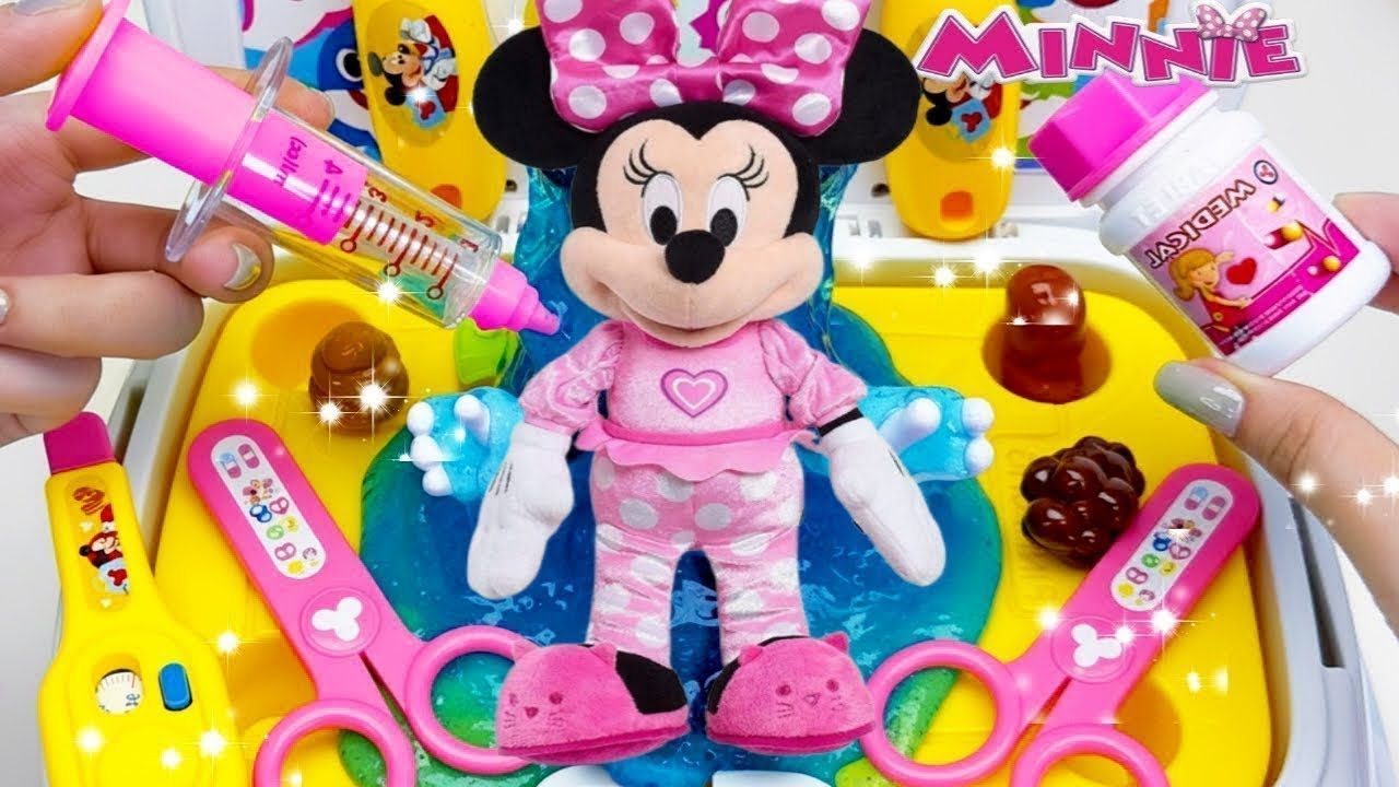 10 Minutes Satisfying with Unboxing Disney Minnie Mouse Doctor Set & SprayStorm | Review Toys ASMR