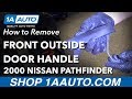 How to Replace Outside Door handle 1996-2004 Nissan Pathfinder