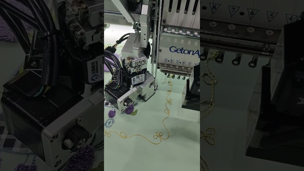 Beads embroidery machine #beads #beadembroidery #embroiderymachine #embroiderydesign #embroidered