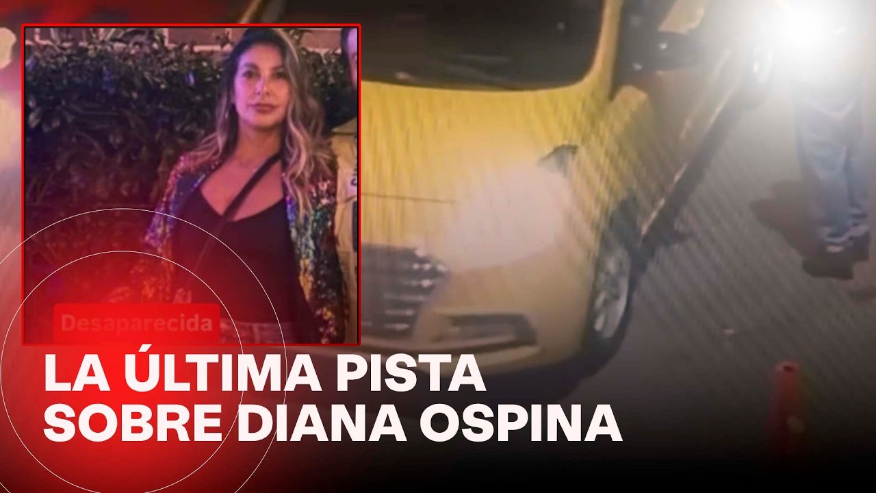 Momento exacto en el que Diana Ospina aborda el taxi frente a un bar en Chapinero