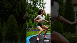 Bouncy Babes Go Wild On Trampolines