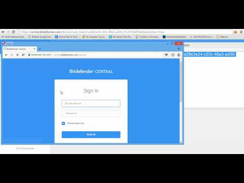 bitdenfender account Login without Email and Password