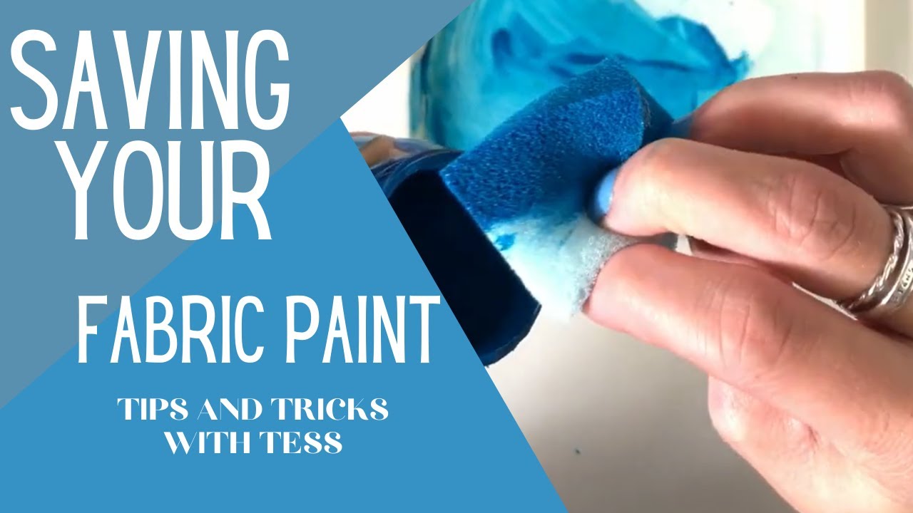Where's All My Paint Gone !? Tip To Save Your Fabric Paint The Arty
