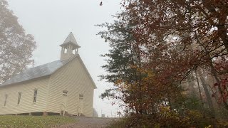 A “Smoky” morning drive through Cades Cove in the Great Smoky Mountains National Park.