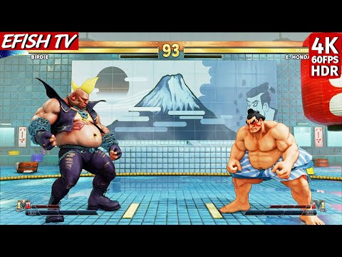 Birdie vs E. Honda (Hardest AI) - Street Fighter V