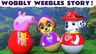 Peppa Pig Toys Wobbly Weebles Story