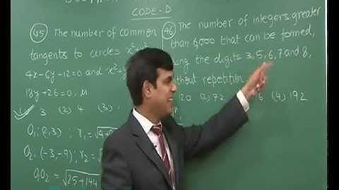 JEE-Main 2015 Solution-Maths Video [Q. 45-46] By Aakash