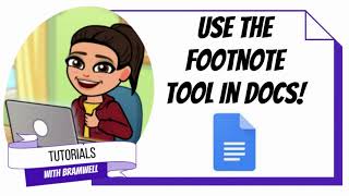Use the Footnote Tool in Docs