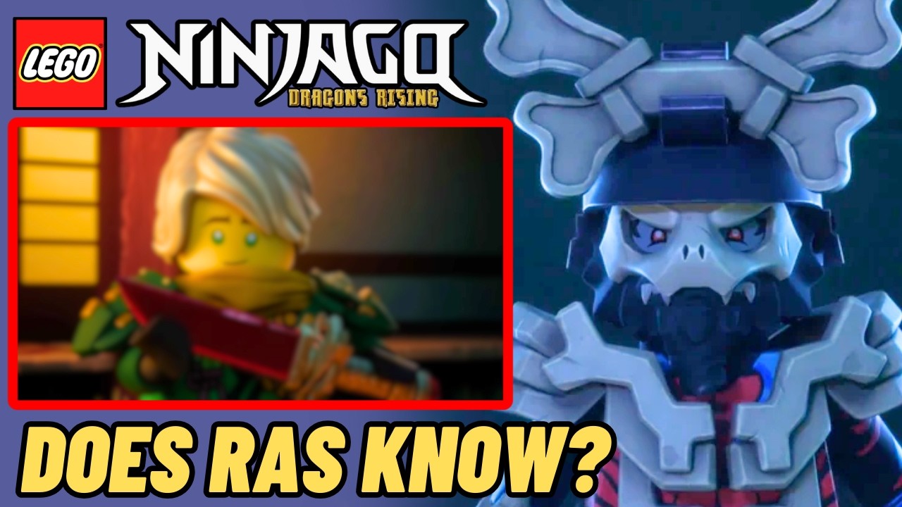 Рас знает о драконьем символе Ллойда? 🤔 Новости о 4 сезоне Ninjago Dragons Rising!