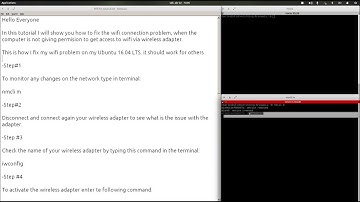 How to - Fix Wifi Disabled - Ubuntu 16.04 LTS (Enabling Wifi)
