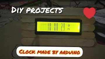 Arduino clock by lcd 16x2 custom character :::DIY .Arduino