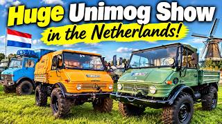 Huge Unimog Show In The Netherlands I Take Along My Unimog 421 From The Uk
