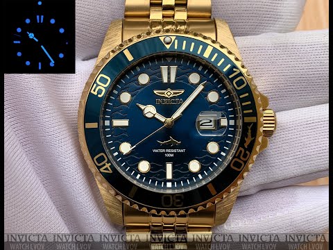Invicta 30612 Pro Diver 43 mm. Master of the Oceans Blue Gold