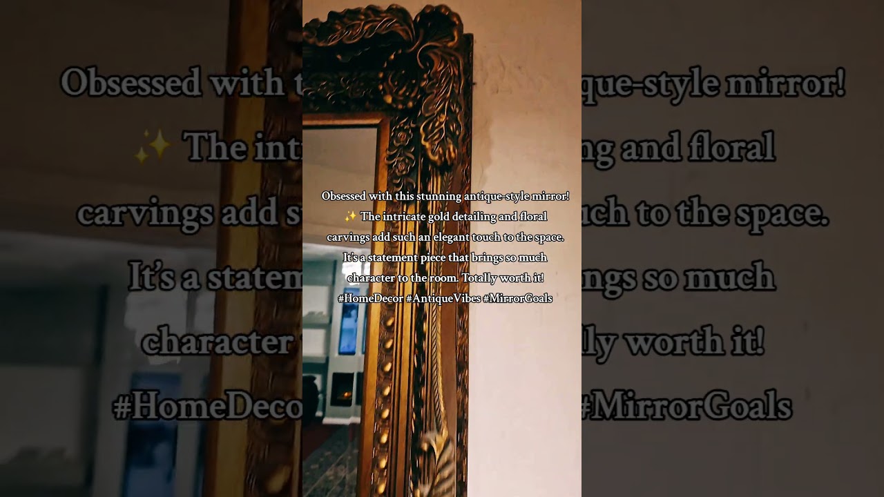 Obsessed with this stunning antique-style mirror! # Wayfair