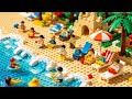 解压神作!用乐高拼出100%纯净海滩,这才是男人的夏日终极浪漫!【格鲁是大发明家】