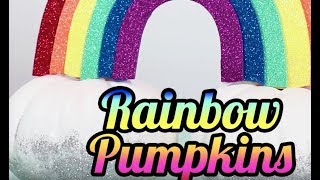 Rainbow Pumpkins | HG Craft | HelloGiggles