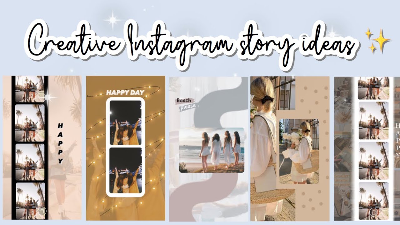 Creative instagram story ideas using only IG app / no gif - YouTube
