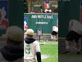 “He Doesnt Swing” Famous Last Words😂 #dingersornothing #wiffleball #baseball #shorts
