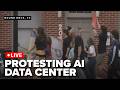 WATCH LIVE: Round Rock Residents Protest AI Data Center Before City Council Vote