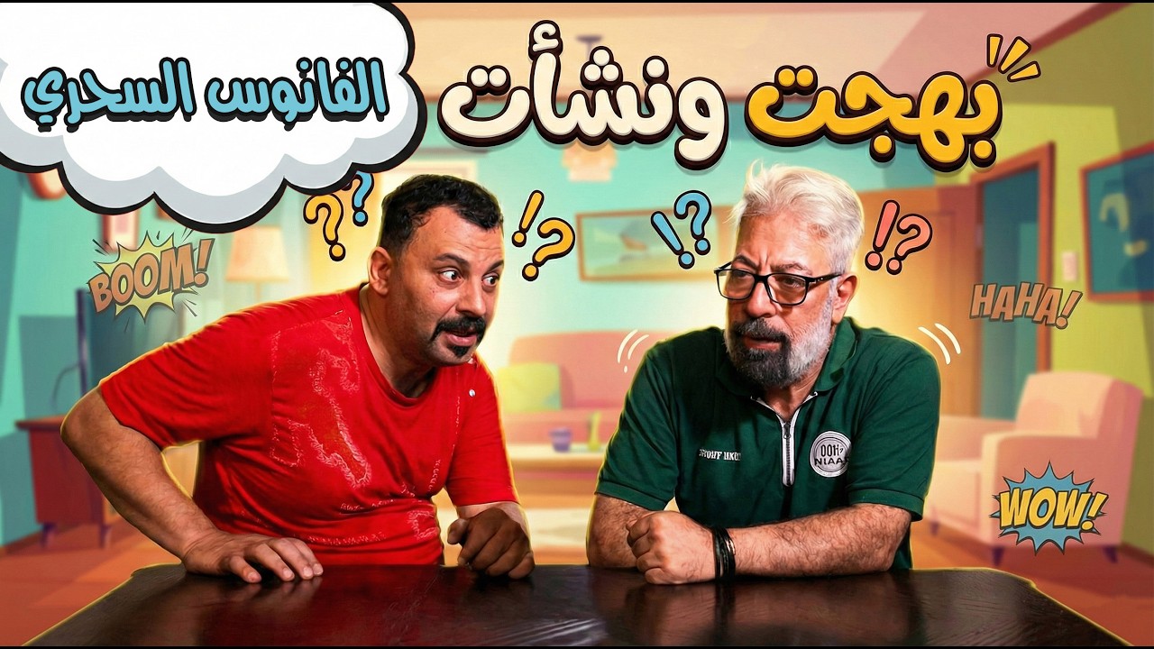 بهجت ونشأت 7 الفانوس السحري  .. المارد السحـ ـري ضحك عليه ولطش  المصاري وهرب 😂