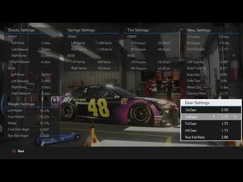 NASCAR HEAT 4 Las Vegas Setup - YouTube