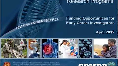 Early Career Investigator Webinar