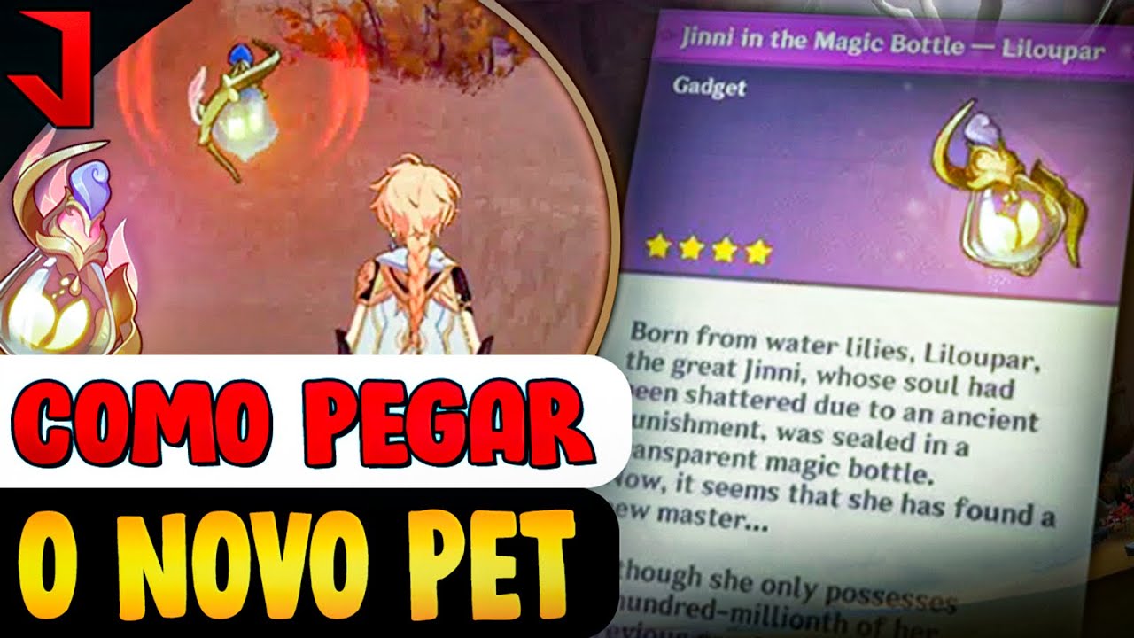 COMO PEGAR O NOVO PET "GARRAFA DA JINNI: LILOUPAR" NO DESERTO 3.4