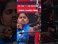Her first bow cost ₹3,000. At 17, she made history for India 🇮🇳🏹 #KumkumMohod #Archery #shorts
