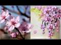 How to pipe cherry blossom: Mini buttercream flower cakes 2/4 - relaxing cake decorating tutorial