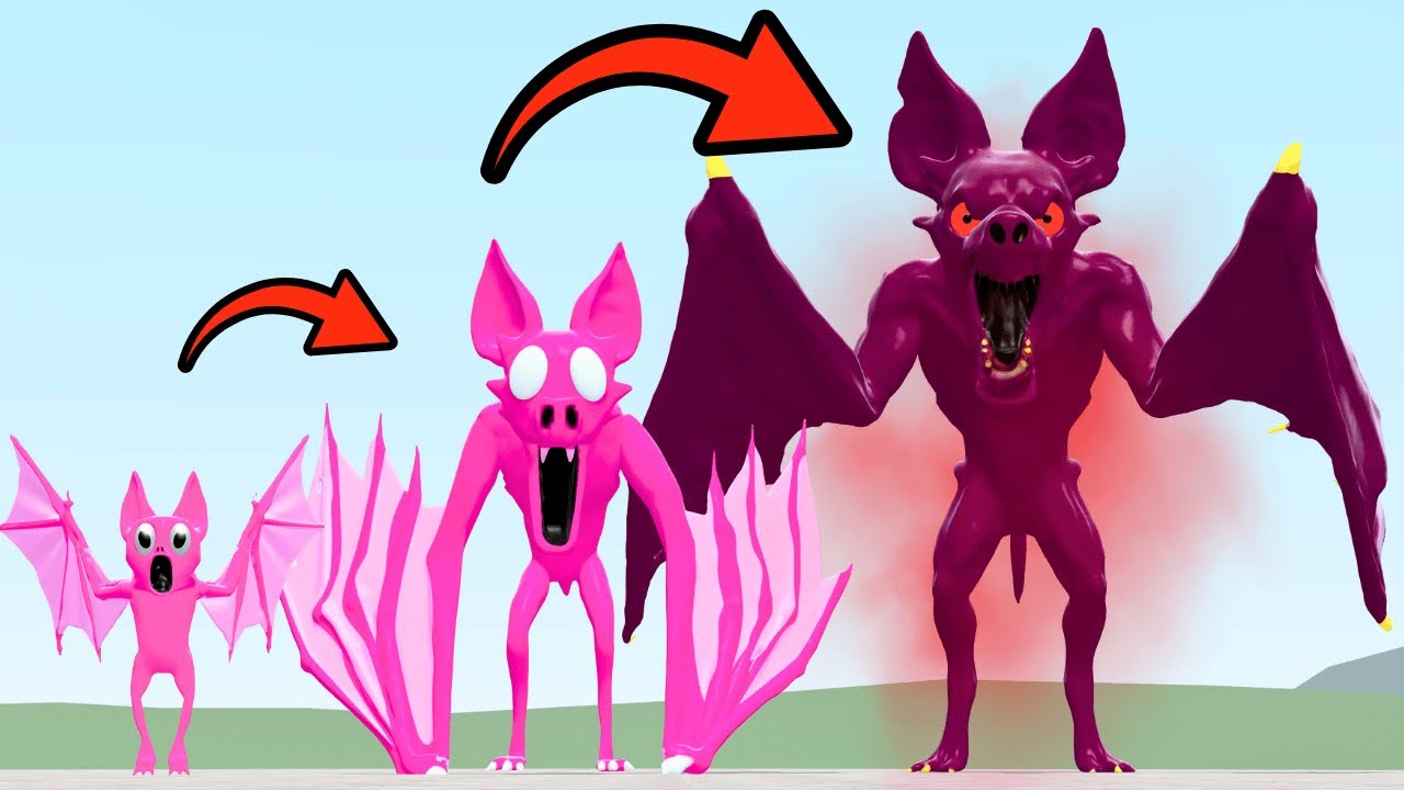 Новая Эволюция Летучей Мыши Фаза 3 из Roblox 99 Nights In The Forest в Garry's Mod