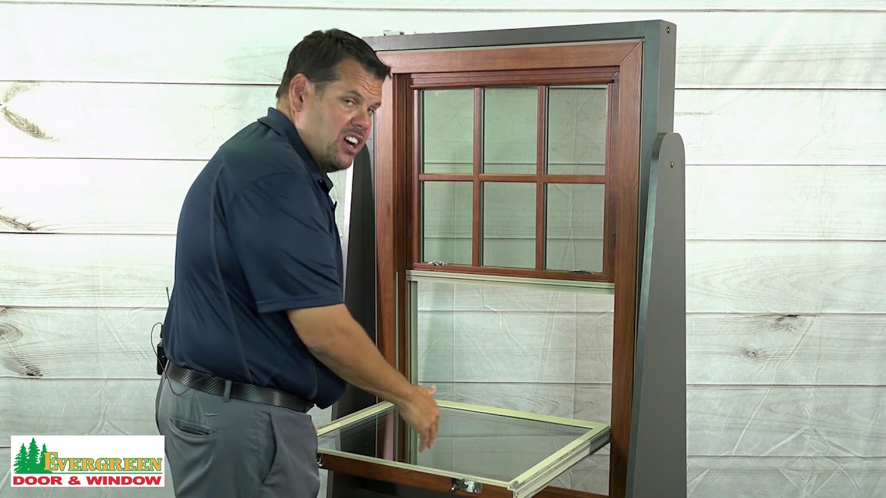 How To Remove And Reinstall A Sash Evergreen Door Window Youtube