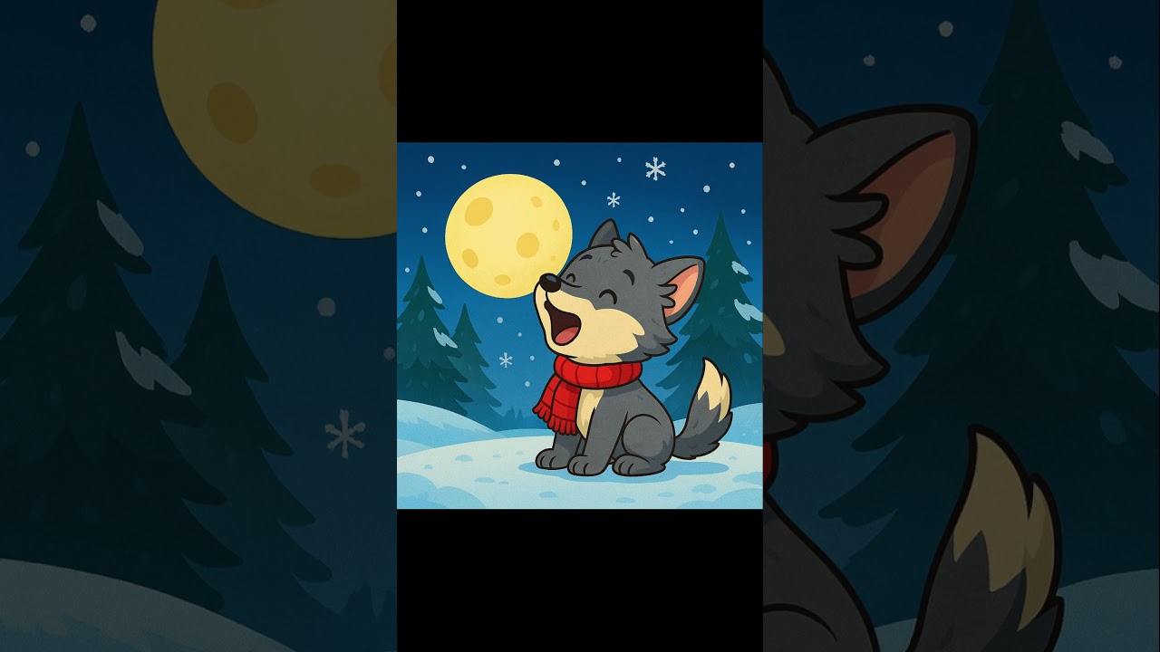 Little Wolf Sings to the Snowy Moon | North Dakota Fairytales