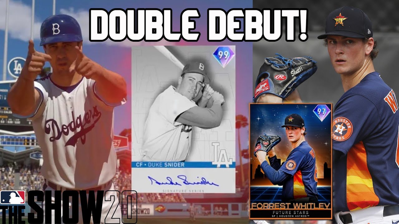 99 Duke Snider and 97 Forrest Whitley DOUBLE DEBUT!(WALKOFF) -MLB The Show 20