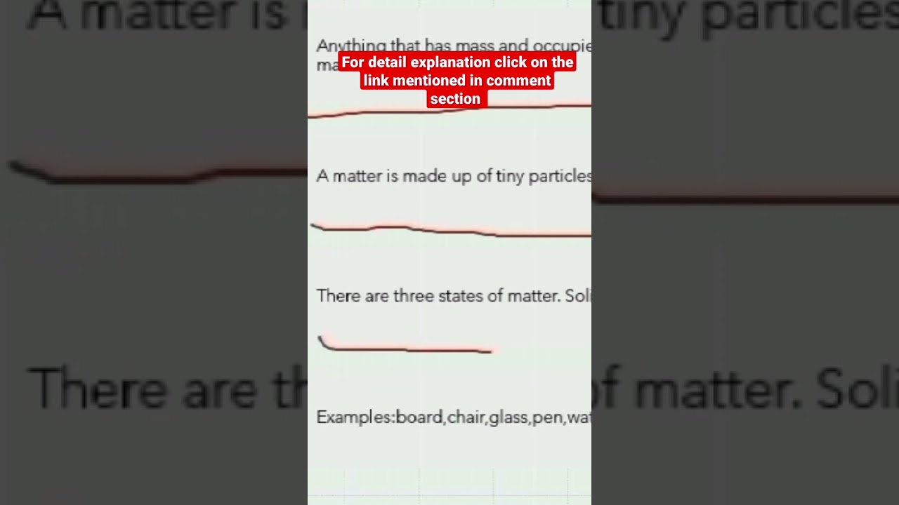 What is matter||matter in science 