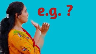 Meaning of e.g.