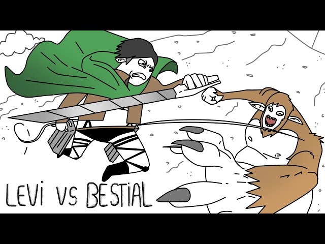 Shingeki no Kyojin - Levi vs Titã Bestial - Legendado (Download
