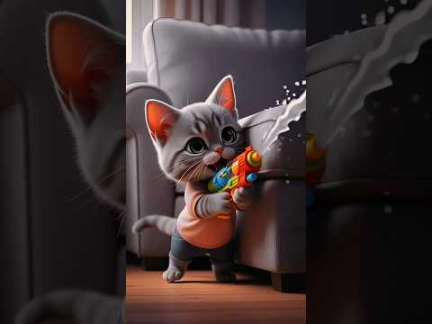 الابن يلعب مع الاب بي الماء      