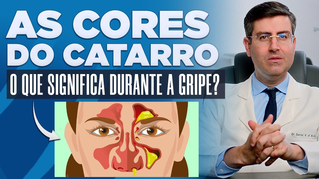 Secreção no NARIZ e na GARGANTA durante a GRIPE: O que as CORES indicam ...