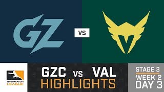 HIGHLIGHTS Guangzhou Charge vs. Los Angeles Valiant | Stage 3 | Week 2 | Day 3 | Overwatch League