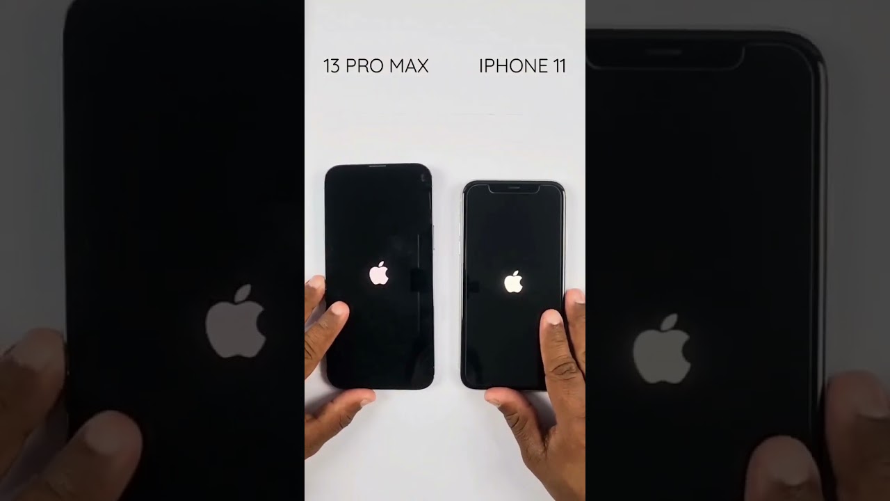 iPhone 13 Pro Max Vs iPhone 11 Boot Test | A15 Bionic Vs A13 Bionic 
