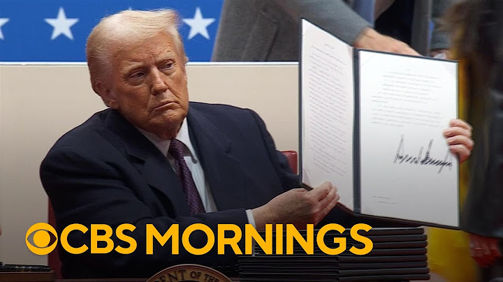 Here's what to know about President Trump's Day 1 executive actions